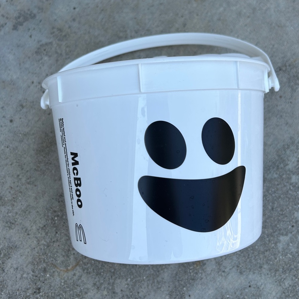McBoo Halloween Pail by McDonald’s | White Ghost